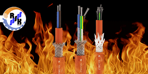 معرفی سیم و کابل نسوز (Fire Resistant Cable) fire-resistant-silicone-cable-rsk